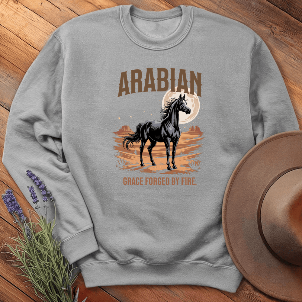 Breed Spirit, Arabian - Sweatshirt - Sport Grey
