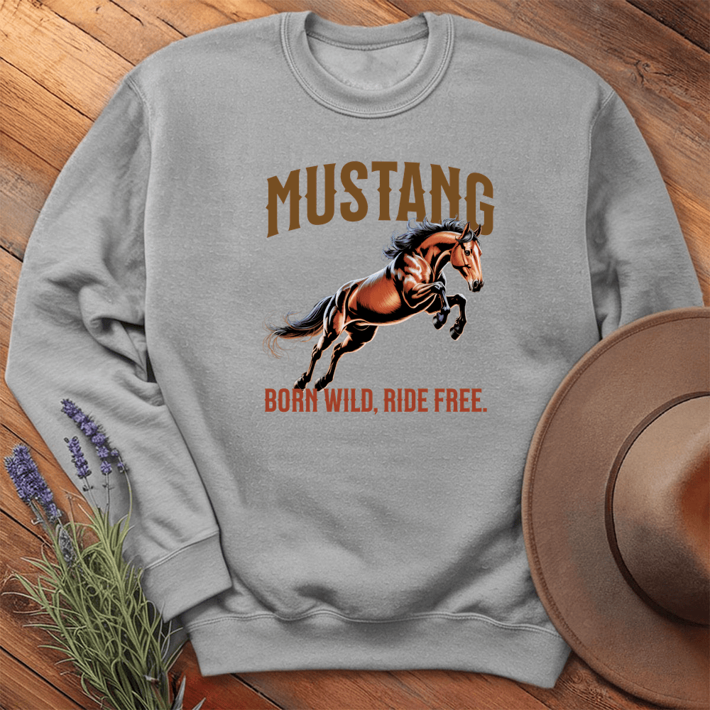 Breed Spirit, Mustang - Sweatshirt - Sport Grey
