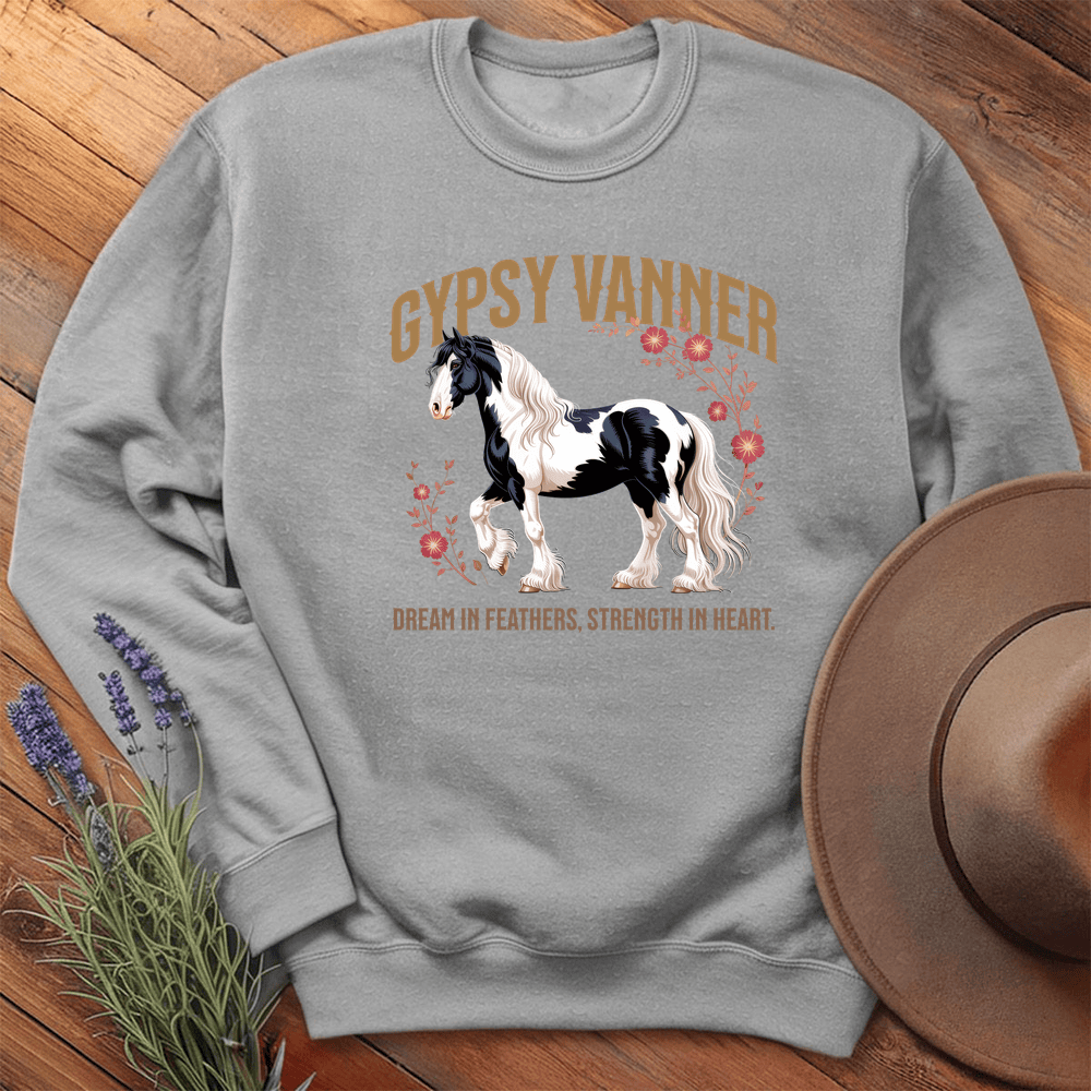 Breed Spirit, Gypsy Vanner - Sweatshirt - Sport Grey
