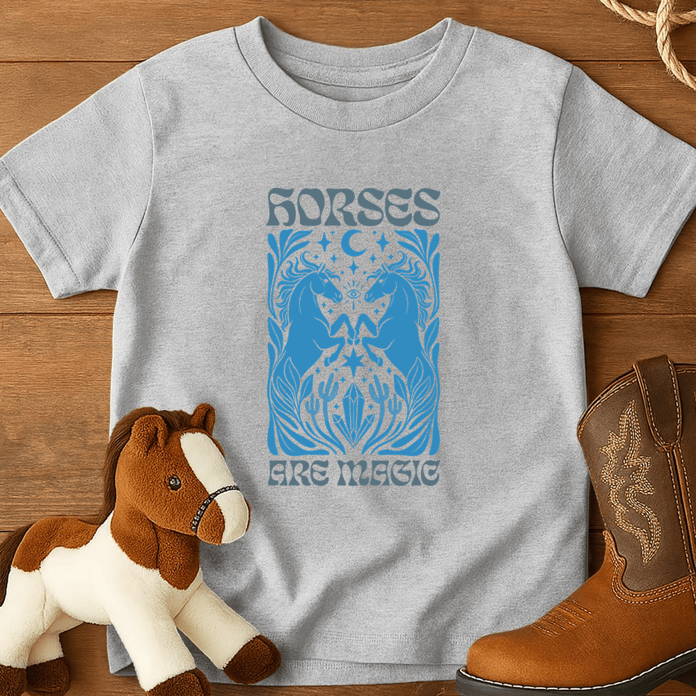 Horses Are Magic - Youth Shirt - Sport Grey