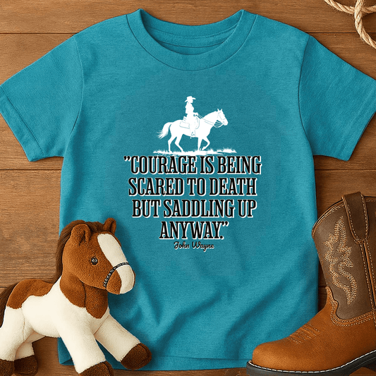 John Wayne - Youth Shirt - Tropical Blue