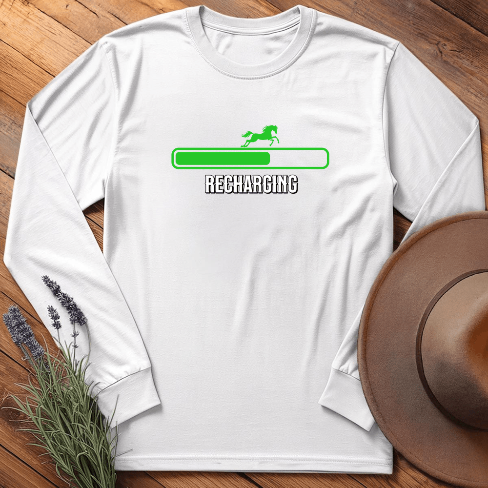 Horsepower Recharge - Long Sleeves - White