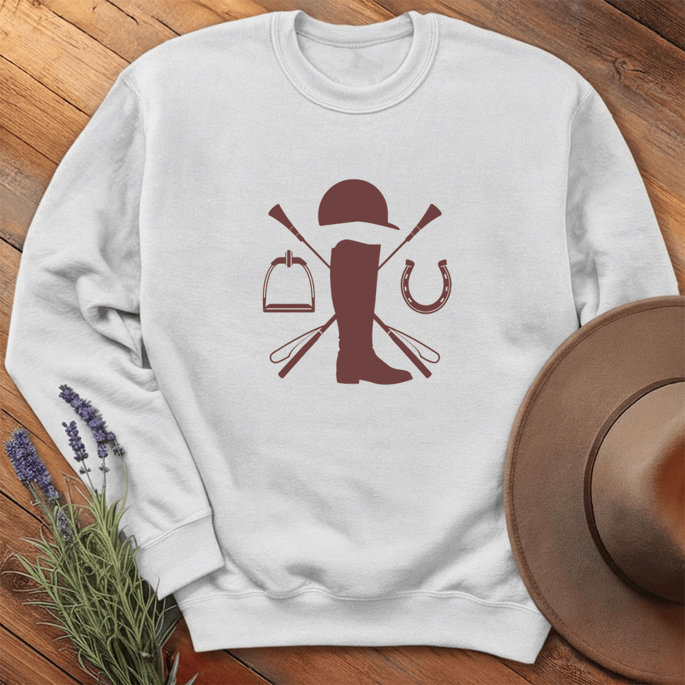 Equestrian boot - Sweatshirt - White