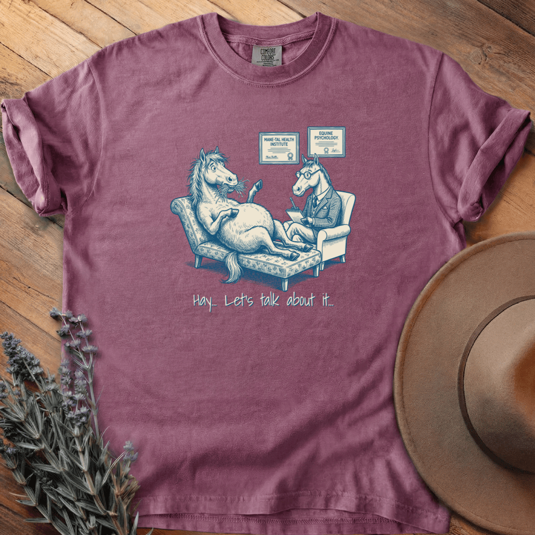 Hay, Let's Talk about it - Heritage Tee