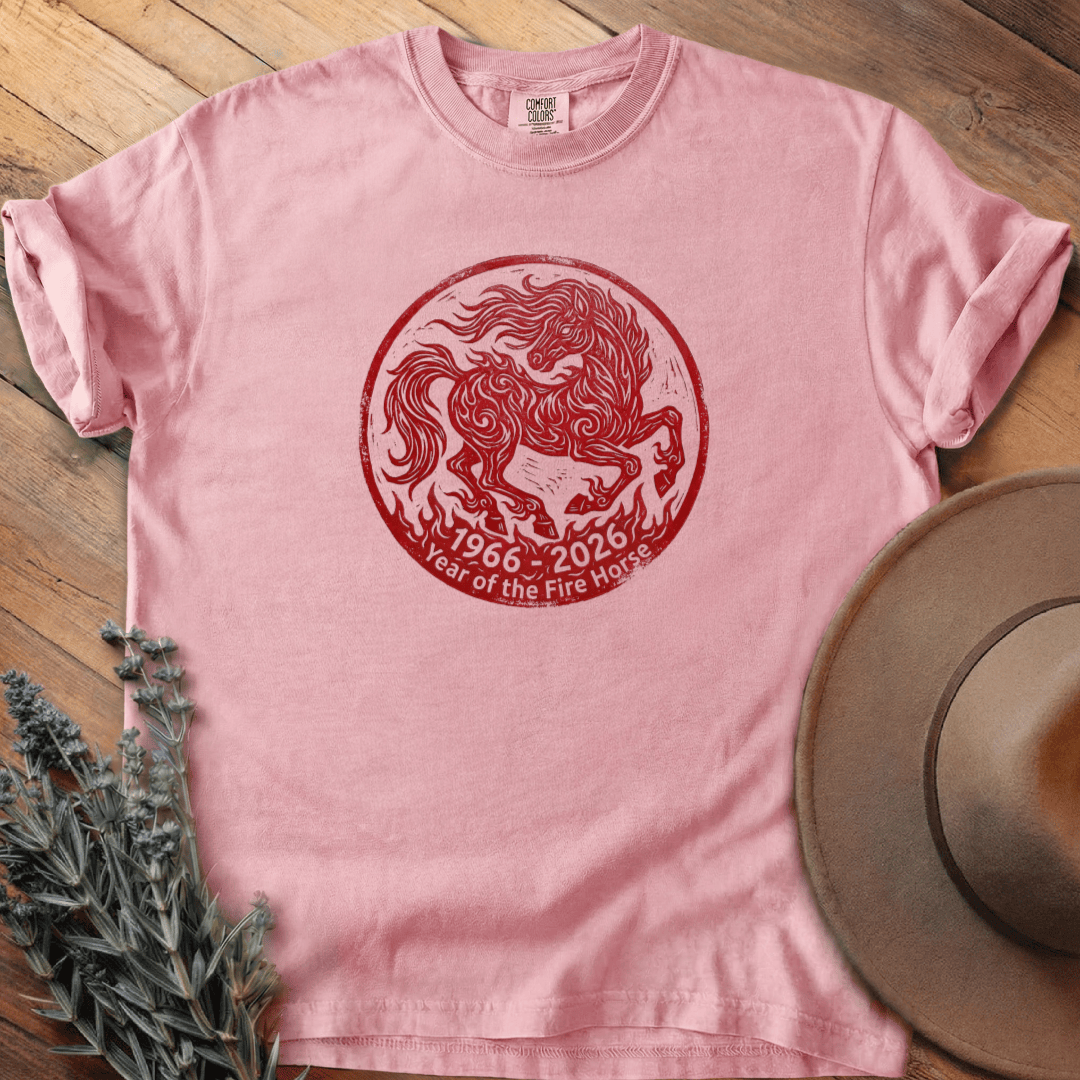 Year Of The Fire Horse 3 - Heavyweight Tee
