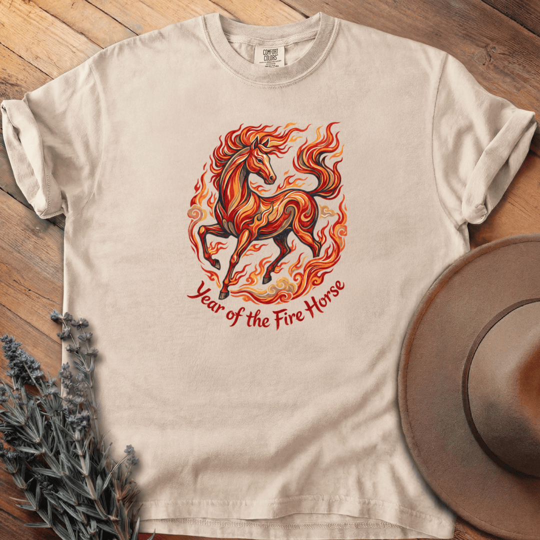 Year Of The Fire Horse 8 - Heritage Tee