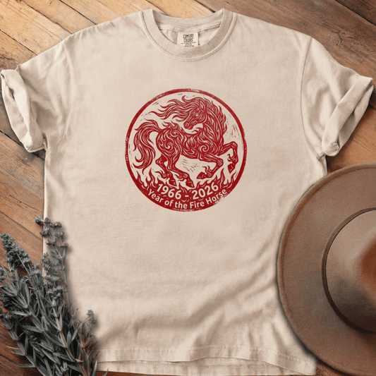 Year Of The Fire Horse 3 - Heavyweight Tee