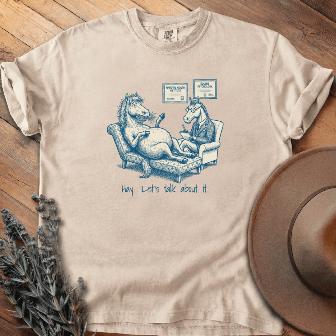 Hay, Let's Talk about it - Heritage Tee