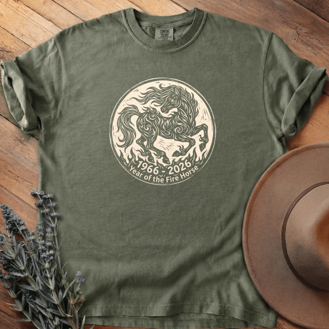 Year Of The Fire Horse 3 - Heavyweight Tee