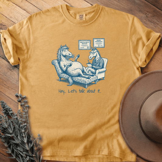 Hay, Let's Talk about it - Heritage Tee