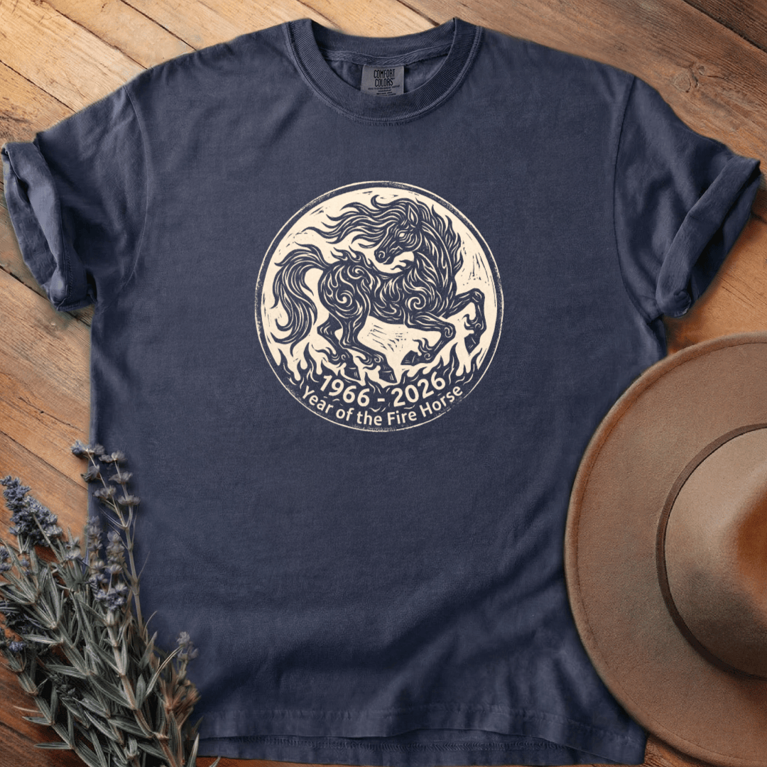 Year Of The Fire Horse 3 - Heavyweight Tee